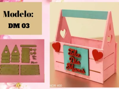 cajita feliz dia mama mdf