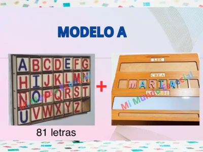 Pack Duo:  Letras  y tablero