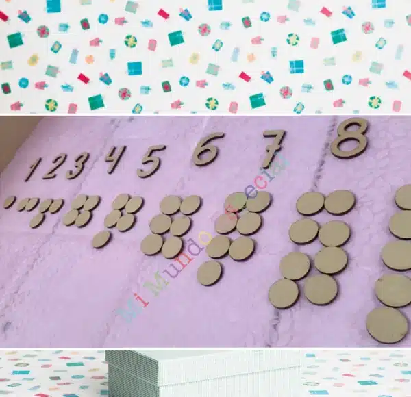 paquete de numeros y botones 1 Paquete números y botones