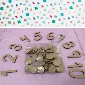 Paquete números y botones