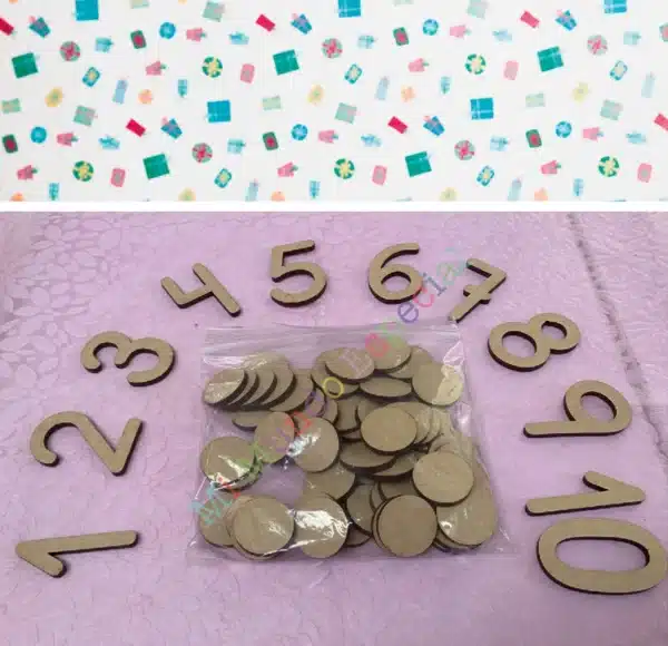 paquete de numeros y botones Paquete números y botones