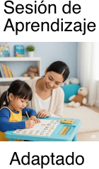 Sesión de Clase Adaptado  a Estudiantes  Inclusivos